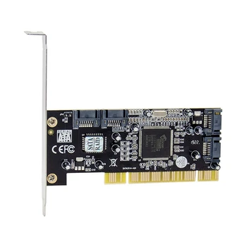 PCI Sil3114 SATA150 4-Channel SATA RAID Array Kaardi Sil3114 SATA Adapter Controller Kiip Kaardi Arvuti