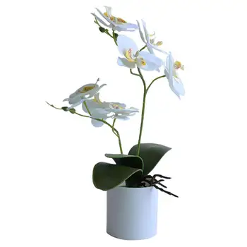 Kunstlik Bonsai Elavat kulumiskindel Nr Närbumine Orhidee Simulatsiooni Bonsai Lille Aed Bonsai tehislilled Pot