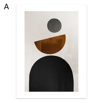 Abstraktne Naiste Rida Joonis Nägu Kiss Põhjamaade Plakatid & Pildid Moodsa Geomeetrilise Lõuend Seina Maali Kunst Magamistuba Home Decor