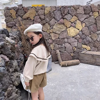 Tüdrukute Vabaaja Ülikond Sügisel Laste Riided 2020. Aasta Uus Koreanstyle Mood Laste Kampsun+püksid Kaks rõivakomplekti Beebi Outwear