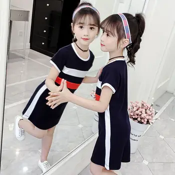 2021 Suvel Cotton Baby Kleit Ilus Mood Tüdrukud Imiku Printsess Kleidid, On-Line Laste Pehmed Riided Laste Riided Kleit