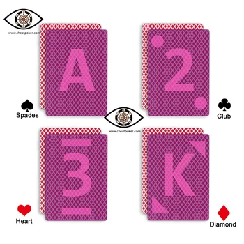 Magic Trikke Lauamäng Teki Märgitud Mängukaardid Infrapuna Kontaktläätsed Anti Cheat Poker Qeachi 405
