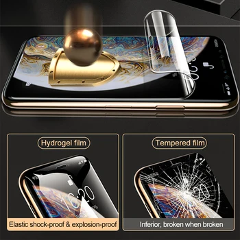 Hüdrogeeli kaitsekile iPhone Mini 12 11 Pro XS Max X-XR (Mitte Klaasist) ja iPhone 8 7 6 Plus SE 2020 Ekraani Kaitsekile