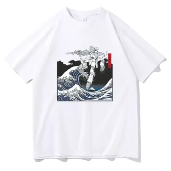 Mood Lotendav T-Särk Mees Naiste Hip-Hop Stiilis Streetwear T-särk Jaapani Anime Ayanami Rei Muster, Lühikesed Varrukad Tee Meeste Tshirt