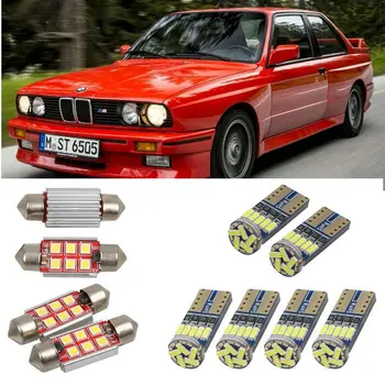 Auto Led Salongi Valgustus BMW m3 e30 1986-1991 Auto auto Salongi lambid, lamp autod vigadeta 7pc