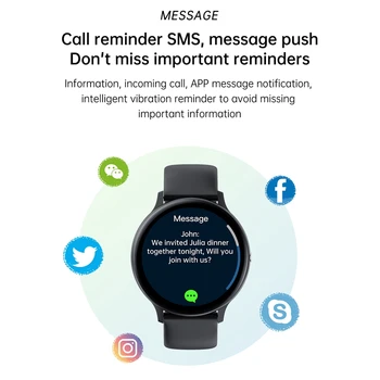 I11 Smart Watch Sport Watch Mees Naiste Kontakti Ekraani+Nuppu Operatsiooni Veekindel Bluetooth Fitness Vaadata,Must,1.3 Tolli
