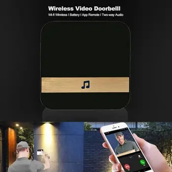 Wifi Uksekell Teretulnud Bell Kodus Uksekell Alarm Turvalisus Kaamerad Kõne Smart Home Uksekell Heliseb Traadita Videokõne Dropshipping