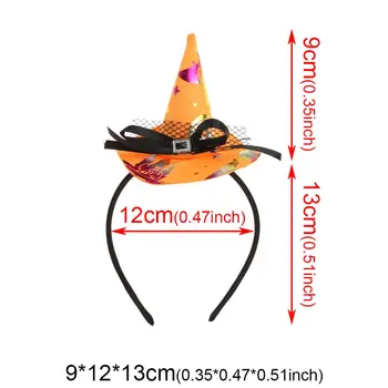 1TK Juuksed Hoop Halloween Festival Pool Kolju Peapael Spider Web Nõid Müts Vaimu Atmosfääri Tulemuslikkuse Rekvisiidid Juuksed Tarvikud