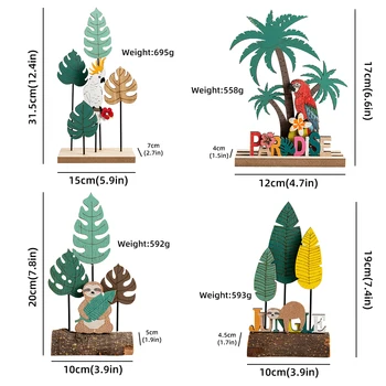 Loominguline Troopilised Taimed, Käsitöö, Töölaua Kaunistus Väike Puu Luua Roheline Loomulik Õhkkond Troopiline Taimestik Puhkus Kaunistused S