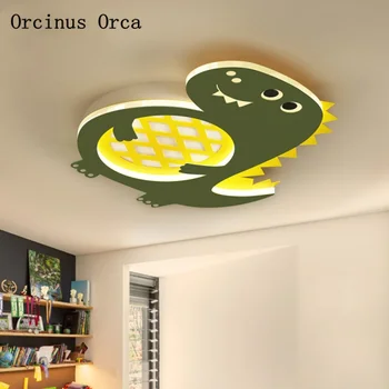 Uus cartoon loominguline dinosaurus lae lamp poiss, magamistuba, laste tuba valgus armas silmade kaitse led roheline draakon lae lamp