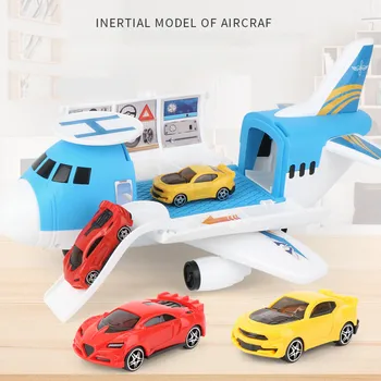 Laste Inertsiaalsed Lennuk Mänguasi Suur Transpordi Lennuk, Auto Ja Sport Auto-Transport Tähendab, Laste Lennuk Lennuk Mänguasi QW