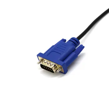 HDMI to VGA HD Converter Cable Audio Kaablit D-SUB Male Video Adapter Kaabel Plii HDTV PC Arvuti, Monitor, ARVUTI Sülearvuti TV