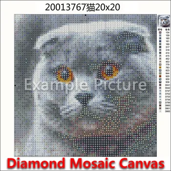5D Täis Square Diamond maali tikandid ristpistes Loomade Leopard koer eagle tiiger 3D DIY Ringi Puurida Joonis mosaiik 373