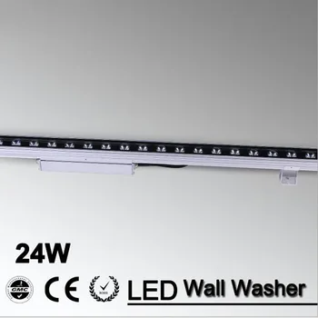 10tk/palju LED Seina Pesumasin Valgus 24W 1000mm*46*46 mm AC85-265V IP65 Veekindel aed valgus välisvalgustuse