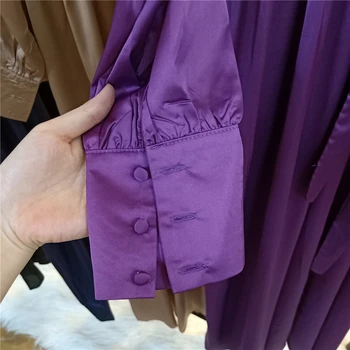 Lähis-Ida Moslemi Naiste Pikk Särk, Kleit Abaya Dubai Maxi Kleit V-kaeluse Islami Riided Ramadan Kleit türgi Vabaaja Mood Uus