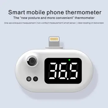 Mitte-Kontakt Infrapuna Termomeeter Smart Mobile Telefon Termomeeter Sisseehitatud Smart Thermopile Andur Plug-in For IPhone 12 Pro Max
