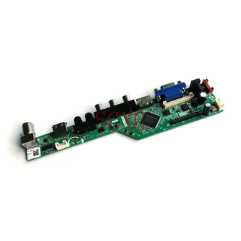 Analoog signaali KitLVDS 20 Pin-Maatriks juht pardal 1024*768 HDMI-ühilduva USB-VGA-Fit N141X101/N141X201/N141X203/N141X204 1CCFL