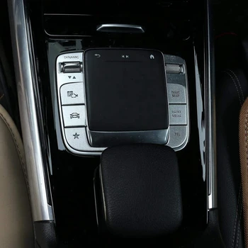 Auto Keskse Kontrolli Funktsiooni Multimeedia Nuppu Kleebisega Katta Sisekujundus jaoks Benz a B CLA GLB GLA Klassi W177 W247 Universal