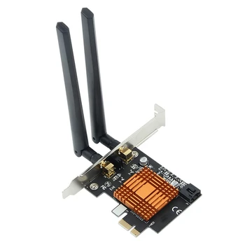 AC1200 Gigabit Traadita Võrgu Kaart PCI-E Dual Sagedus 5G Lauaarvuti Bluetooth 4.0 Wifi-Vastuvõtja