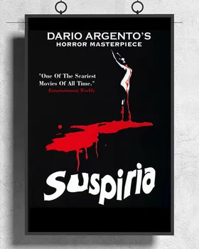 L085 Filmi SUSPIRIA (1977) Õudus Dario Argento Siidist Kangast Poster Art Decor Siseruumides Maali Kingitus