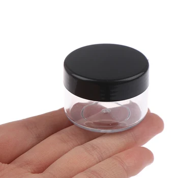 3tk Tühi Ring Kosmeetika Meik Pot Plastikust Proovi Reisi Jar Mahutid