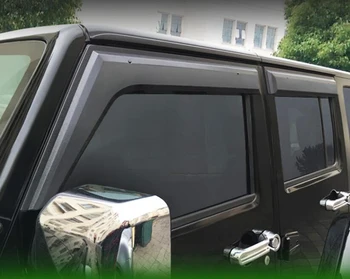 Näiteks Jeep Nääkleja JL 2018-2021 Auto Tarvikud Plastikust Välisilme Visiir Vent Tooni Aknas Päike Rain Guard Kilpi 4tk