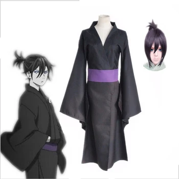 2020. Aasta Anime Noragami Yato Cosplay Kostüüm Täielik Komplekt, Must Kimono Yukata Riided Vöö Halloween Kostüüm