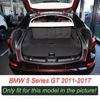 Nahk Auto Pagasiruumi Matt BMW 5-Seeria GT 2011-2017 Lasti Liner Pagasiruumi Põranda Padi Vaip Auto Tarvikud