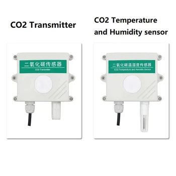 CO2 Temperatuuri ja niiskuse andur-detektori Süsinikdioksiidi saatja 0 5000ppm analoog 0-10v välja
