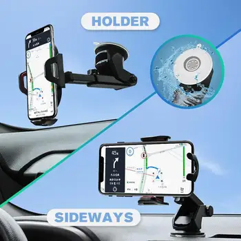 Hull Auto Telefoni Omanik Mobiiltelefoni Omanik Seista Auto süsinikkiust GPS Mount Toetust IPhone 12 11 Pro Xiaomi HUAWEI