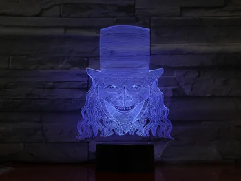 Loominguline Lapsed Kingitus Mustkunstnik Modelleerimine 3D Led Night Light Usb-Touch Magada laualamp Värvikas Öö põhjal Võistluskalendri Decor Valgustus