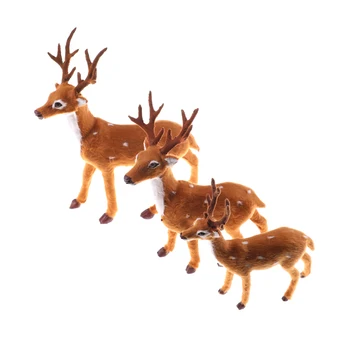 Hirv Haldjas Aias Miniatuuri Rekvisiidid Jõulud Põder Palus Põhjapõder Natale Ingrosso Jõuluehe Simulatsiooni Jõulud