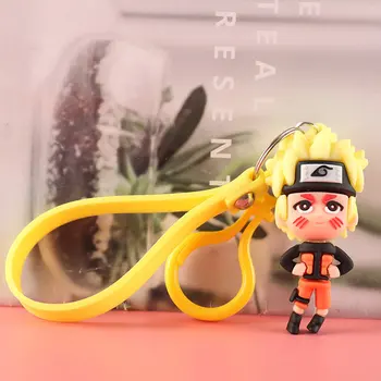 Anime Ninja Cosplay võtmehoidja koomiksitegelast ripats võti kott keti ripats Teenetemärgi