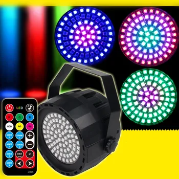 RGBW 4 IN 1 Remote 78 LED Strobe Light DMX Disco Poole Tuled LED Par Valgus Flash Disko DJ Pool Näita Klubi Lava, DJ Valgustus