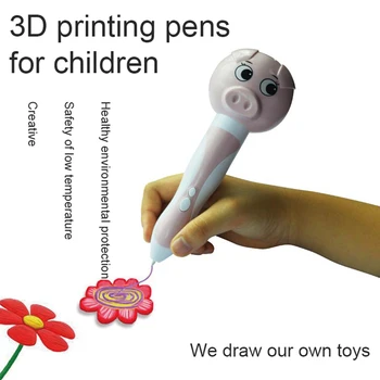 3D Pliiats DIY 3D Printer Pen LED Maali Pen Lapsed, 3D-Printimine Pliiatsid Disainer Lapsed Joonistus Pliiatsi Kingitused, Haridus Mänguasjad