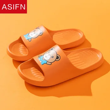 ASIFN Cartoon Armas Karu Sussid Naiste Suvel Siseruumides Kodu Paarid Vannituba Toasussid Vann Kodu Sandaalid Meeste Kingad Flip Flop Platvorm