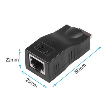 1 Paar HD-HDMI-ühilduvate Extender Pikendamine Kuni 30m Üle CAT5e Cat6 Võrgu Liides Ethernet LAN PC-arvuti HD-DVD STB PS3