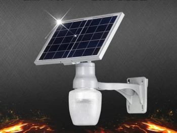 4tk Solar Powered LED seinavalgusti 100lm / W Solar Powered LED Tuled Kõrge CRI Solar-Powered Garden Tuled 9W