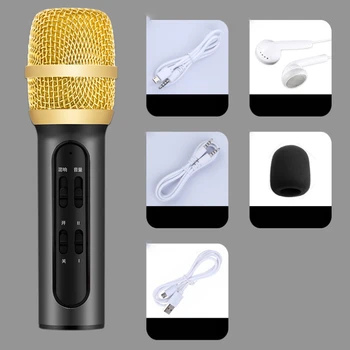 C11 Mikrofon Kondensaator Mikrofon Telefon, Arvuti, Pihuarvuti Mikrofon Laulmise Live Saade