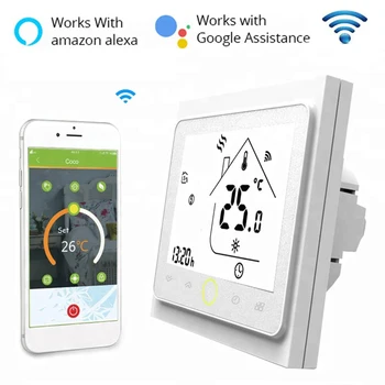 Wifi Smart Termostaat Vee Elektriline Põrandaküte Gaasi Boiler Hääljuhtimine Smart Kodu Siseruumide Temperatuuri Kontroller Alexa