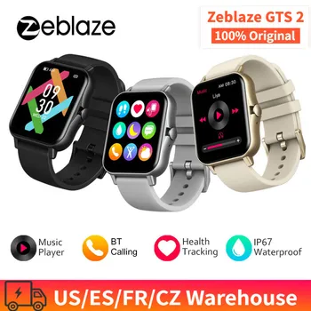 Zeblaze GTS 2 Smart Watch Saada / Teha Kõne Muusika Mängija Südame Löögisageduse Pikk Aku Eluiga Smartwatch Android ja IOS Telefon Hot