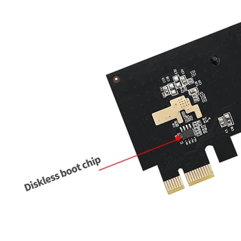 Pcie Express Võrgu Kaart 1000Mbps Gigabit Ethernet RJ45 Lan Card PCIE Diskless Võrgu Adapter Converter for PC Sülearvuti