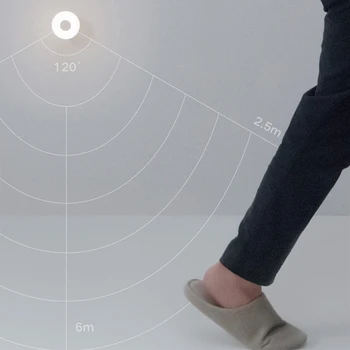 Algne Xiaomi Mijia LED Koridori Öö Valguses 2 Induktsioon Öö Lambi 360 kraadi Pöörleva Magnetvälja Kerge Aruka Inimese Keha Andur