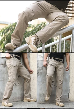 Meeste Kvaliteetne Veekindel Ripstop Tactical Püksid,Stiilne 10-Taskud Võidelda Cargo Püksid,Sõjalise Koolituse Armee Püksid;XS-5XL
