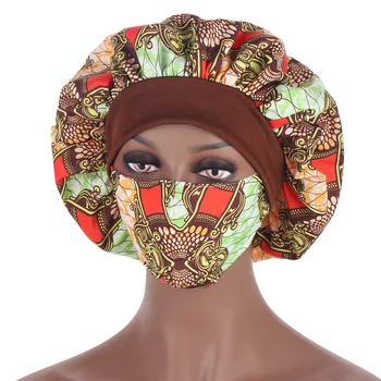 Mood Aafrika Muster Mitmevärviline Yömyssy Peakatet Populaarne Peapael Teenetemärgi Turban Ühise Põllumajanduspoliitika Naiste Trendikas Ring Mask Mütsid