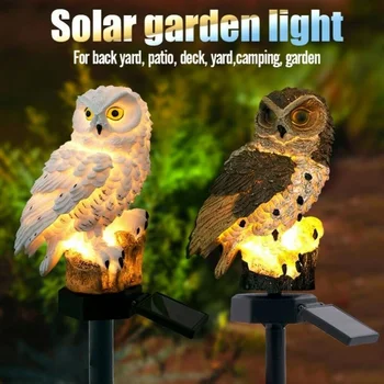 Väljas LED Solar Papagoi Öökull Valgus, IP65 Veekindel Maastiku Kujundusest Aed Lamp Rada Muru Lamp Terrass, Hoovis Aia Kaunistamiseks