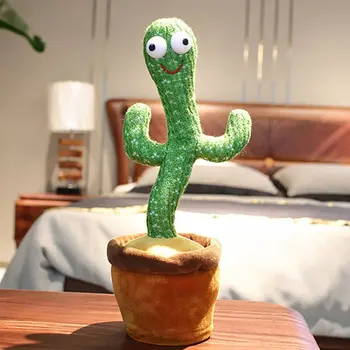 Tantsimine Cactus Palus Mänguasjad Raputada Naljakas Varajase Hariduse Mänguasi 120 Inglise Laulud Helendav Cactus Mänguasjad Loomingulised Kingitused