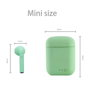Mini TWS Traadita Kõrvaklapid 5.0 Bluetooth Kõrvaklapid Earbuds Peakomplektiga Juhtmeta Kõrvaklapid xiaomi iphone Laadimine Box