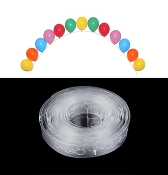5M Õhupalli Riba Ühendage Kett Õhupalli Arch Decor Plastikust DIY Lindi Osaline Pakkumine