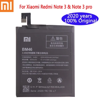 Uued Originaal Akut BM46 Jaoks Xiaomi Redmi Märkus 3 Pro Hongmi Note3 Redrice Märkus 3 Tõelise Telefoni Aku 4050mAh